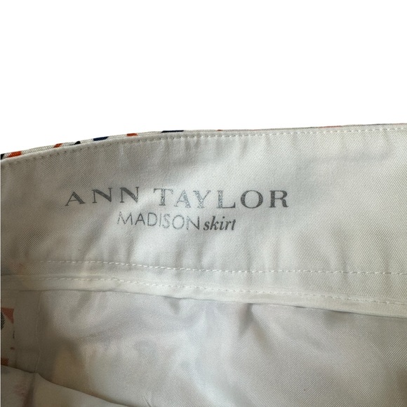 Ann Taylor Skirt Womens Size 14 Eclipse Print Madison Above Knee Retro NWOT - Picture 4 of 7